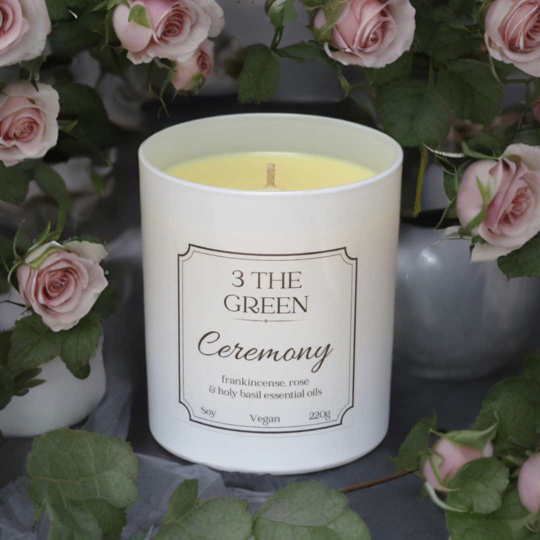 Ceremony aromatherapeutic candle